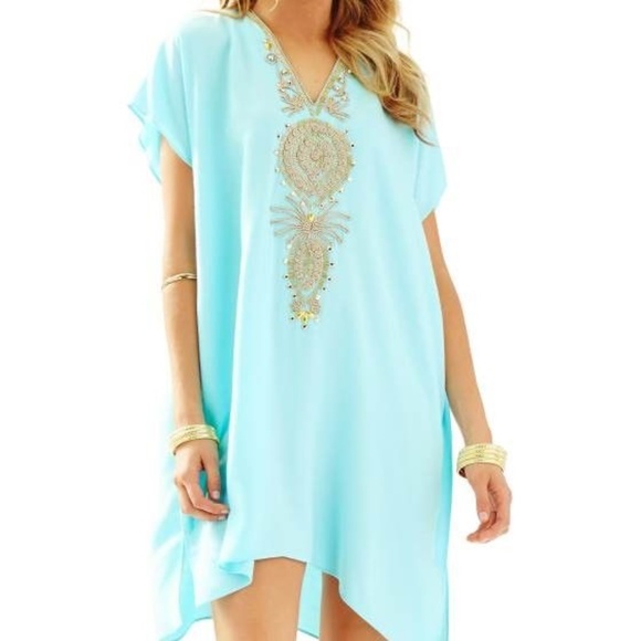 Lilly Pulitzer Dresses & Skirts - Lilly Pulitzer V Neck Caftan Dress Sz S/M